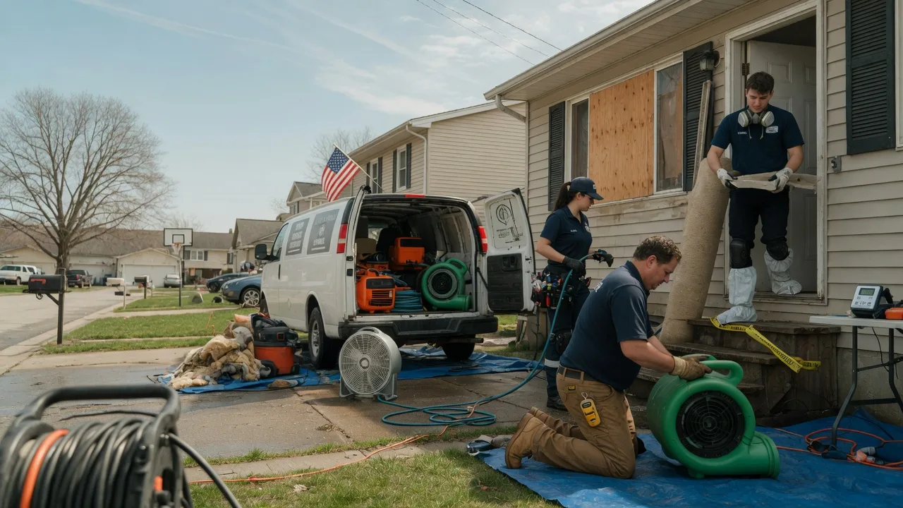 Water Damage Restoration in Vina, AL near me